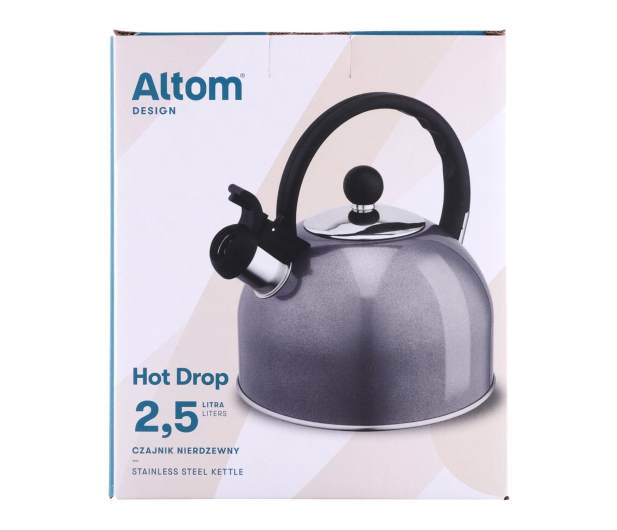 Altom Hot Drop czajnik 2,5 l szary indukcja - 1611080 - zdjęcie 3
